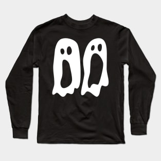 Classic Funny Halloween Ghost Long Sleeve T-Shirt